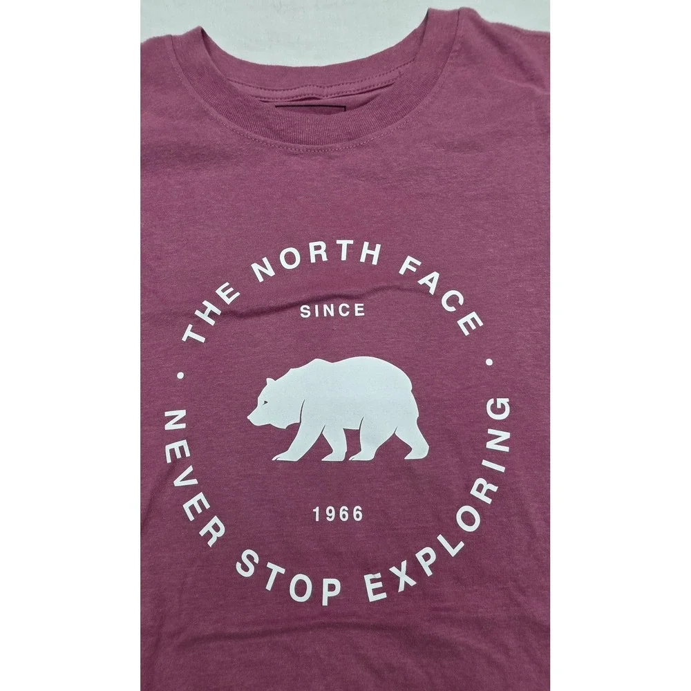 The North Face Purple Graphic Print Casual T-shirt Men's Size Medium
